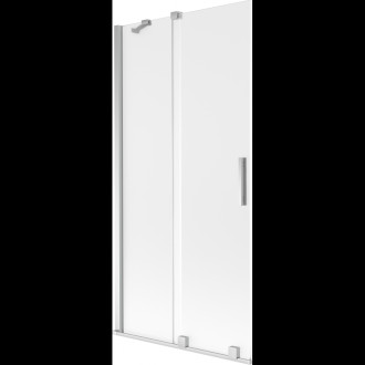 Mexen Velar posuvná vanová zástěna se 2 křídly 90 x 150 cm, matná, chrom - 896-090-000-31-01