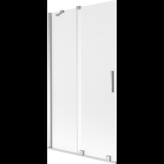 Mexen Velar posuvná vanová zástěna se 2 křídly 100 x 150 cm, matná, chrom - 896-100-000-31-01