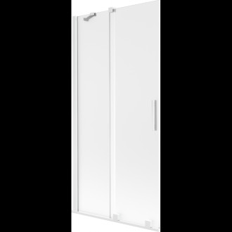 Mexen Velar 2dílná posuvná vanová zástěna 90 x 150 cm, matná, bílá - 896-090-000-31-20