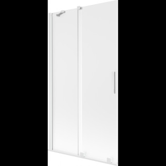 Mexen Velar 2dílná posuvná vanová zástěna 100 x 150 cm, matná, bílá - 896-100-000-31-20