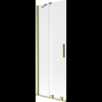 Mexen Velar posuvná vanová zástěna se 2 křídly 70 x 150 cm, matná, kartáčované zlato - 896-070-000-31-55
