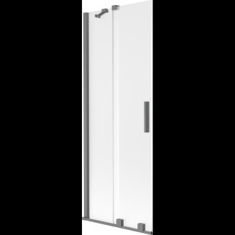 Mexen Velar posuvná vanová zástěna se 2 křídly 75 x 150 cm, matná, stříbrná - 896-075-000-31-95