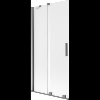 Mexen Velar posuvná vanová zástěna se 2 křídly 90 x 150 cm, matná, stříbrná - 896-090-000-31-95
