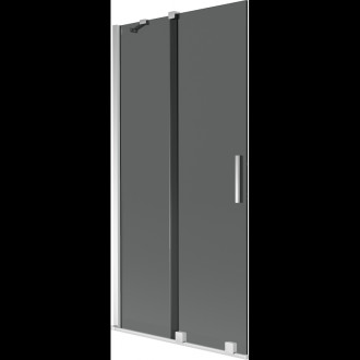 Mexen Velar posuvná vanová zástěna se 2 křídly 90 x 150 cm, grafit, chrom - 896-090-000-41-01