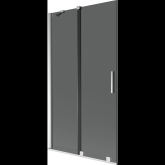 Mexen Velar posuvná vanová zástěna se 2 křídly 100 x 150 cm, grafit, chrom - 896-100-000-41-01