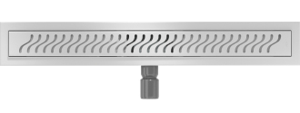 Mexen Flat M09 odtokový žlab 70 cm chrom - 1028070-15