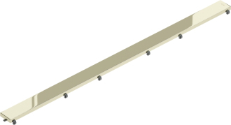 Mexen M13 90 cm - Rošt pro odtokový žlab FLAT / Flat 360, zlatý 1519090