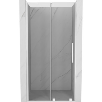 Mexen Velar L posuvné sprchové dveře 90 cm, průhledné, bílé - 871-090-003-01-20