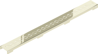 Mexen M18 50 cm - Rošt pro odtokový žlab FLAT / Flat 360, zlatý 1523050