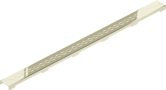 Mexen M18 100 cm - Rošt pro odtokový žlab FLAT / Flat 360, zlatý 1523100