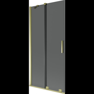 Mexen Velar posuvná vanová zástěna se 2 křídly 95 x 150 cm, grafit, zlatá - 896-095-000-41-50
