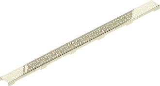 Mexen M15 80 cm - Rošt pro odtokový žlab FLAT / Flat 360, zlatý 1524080