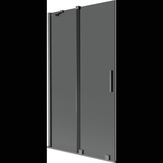Mexen Velar posuvná vanová zástěna se 2 křídly 100 x 150 cm, grafit, kartáčovaná pistolově šedá - 896-100-000-41-66