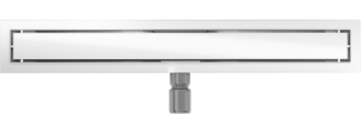 Mexen Flat MGW odtokový žlab 50 cm bílé sklo - 1027050-15