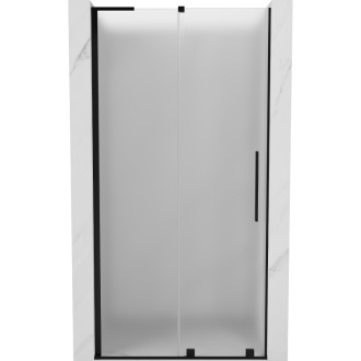 Posuvné sprchové dveře Mexen Velar L 100 cm, matné, černé - 871-100-003-31-70