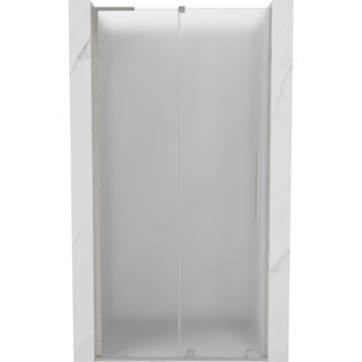 Posuvné sprchové dveře Mexen Velar L 100 cm, matné, kartáčovaný nikl - 871-100-003-31-97