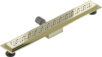 Mexen Flat M12 odtokový žlab 50 cm zlatá - 1521050-15