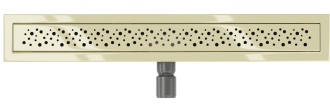 Mexen Flat M12 odtokový žlab 50 cm zlatá - 1521050-15