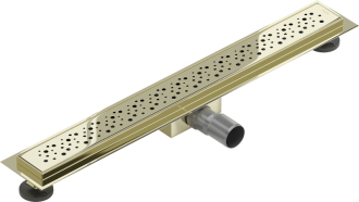 Mexen Flat M12 odtokový žlab 50 cm zlatá - 1521050-15