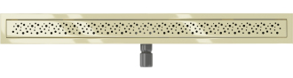 Mexen Flat M12 odtokový žlab 80 cm zlatá - 1521080-15