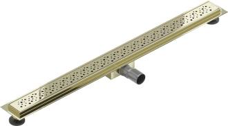 Mexen Flat M12 odtokový žlab 100 cm zlatá - 1521100-15