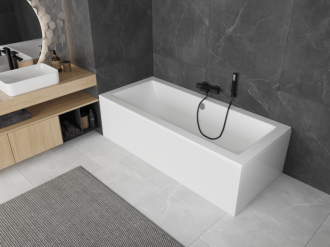 Mexen Cube obdélníková vana 180 x 80 cm s pláštěm, bílá - 55051808000X