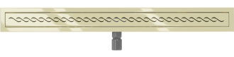 Mexen Flat M18 odtokový žlab 100 cm zlatá - 1523100-15