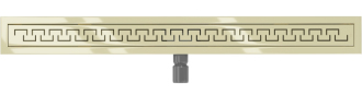 Mexen Flat M15 odtokový žlab 90 cm zlatá - 1524090-15