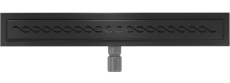 Mexen Flat M18 odtokový žlab 50 cm černá - 1723050-15