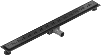 Mexen Flat M18 odtokový žlab 90 cm černá - 1723090-15