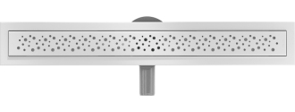 Mexen Flat 360° M12 otočný odtokový žlab 80 cm chrom - 1021080-40