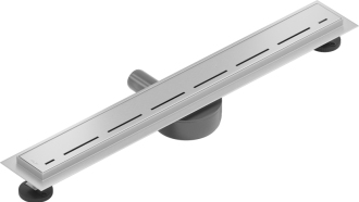 Mexen Flat 360° M03 otočný odtokový žlab 60 cm chrom - 1022060-40
