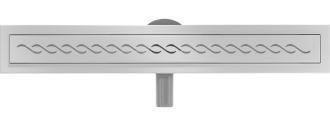 Mexen Flat 360° M18 otočný odtokový žlab 70 cm chrom - 1023070-40