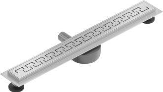 Mexen Flat 360° M15 otočný odtokový žlab 60 cm chrom - 1024060-40