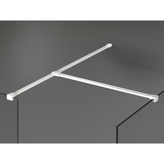 Mexen Kioto Sprchová zástěna 150 x 80 cm, průhledná, bílá - 800-150-202-20-00-080