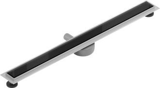 Mexen Flat 360° MGB otočný odtokový žlab 90 cm černé sklo - 1026090-40