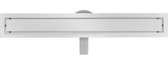 Mexen Flat 360° MGW otočný odtokový žlab 70 cm bílé sklo - 1027070-40