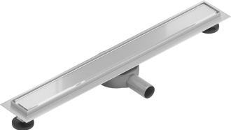 Mexen Flat 360° MGW otočný odtokový žlab 70 cm bílé sklo - 1027070-40