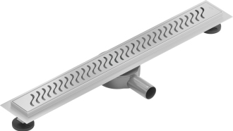 Mexen Flat 360° M09 otočný odtokový žlab 60 cm chrom - 1028060-40