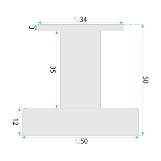 REA Koupelnový věšák 6606A Brush Nickel REA-98008