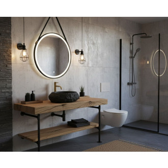 Umyvadlo na desku Mika Black