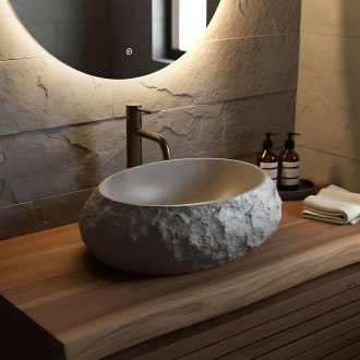 Umyvadlo na desku Mika Beige