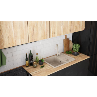 REA Nils Granitový dřez, sada 5v1, béžová ZLE-00102