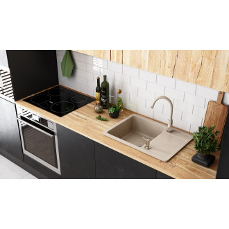 REA Nils Granitový dřez, sada 5v1, béžová ZLE-00102