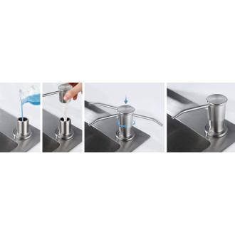 REA Nils Granitový dřez, sada 5v1, béžová ZLE-00102