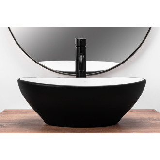 Rea umyvadlo na desku Sofia - black calala matt REA-U6203