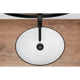 Rea umyvadlo na desku Sofia - black calala matt REA-U6203