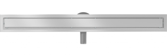 Mexen Flat 360° M13 2v1 otočný odtokový žlab 80 cm chrom - 1010080-40