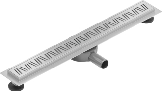Mexen Flat 360° M22 otočný odtokový žlab 60 cm chrom - 1029060-40