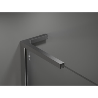 Mexen Velar L posuvný sprchový kout 120 x 120 cm, průhledný, stříbrná metalíza - 871-120-120-03-95